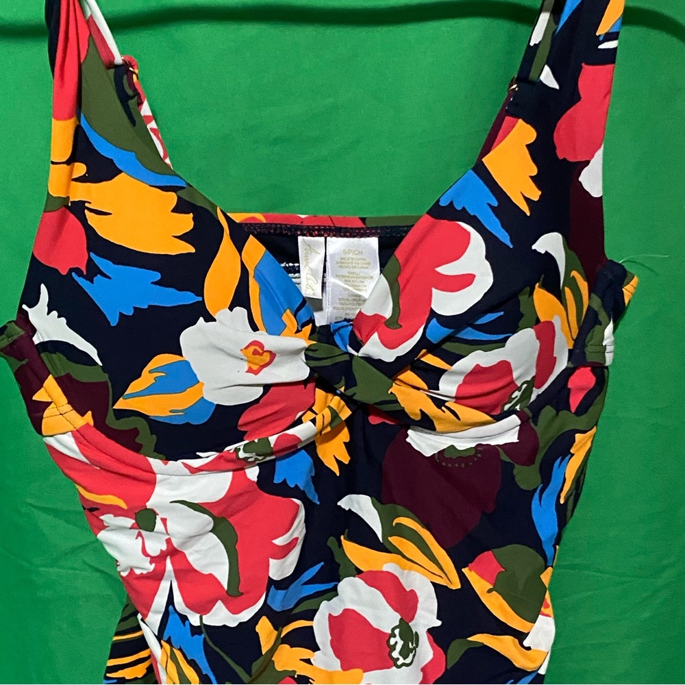 Floral Multicolor Swimsuit made by Anne Cole US Small
